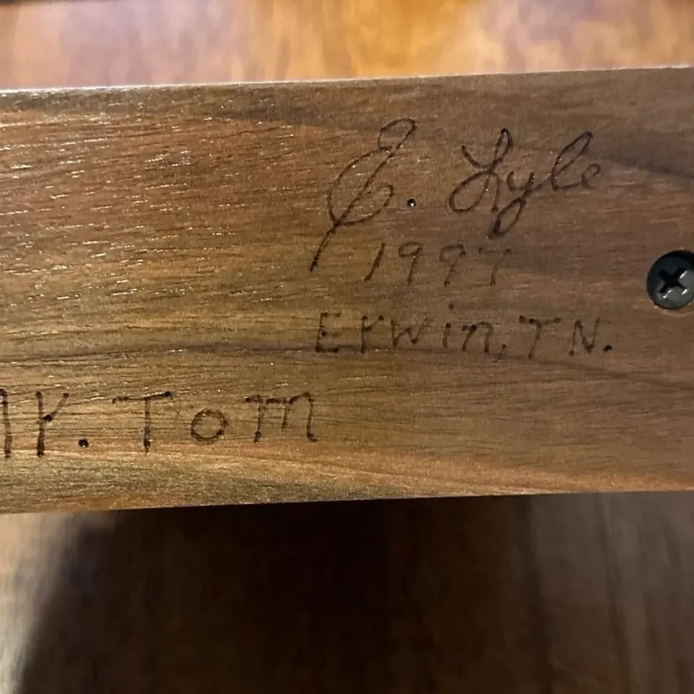 Handmade wooden golf